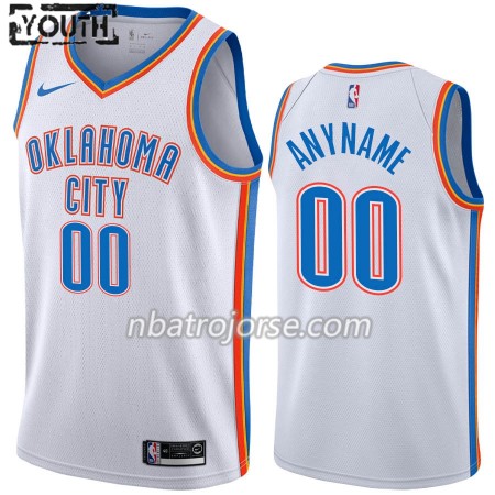 Barn Oklahoma City Thunder Tröja Skräddarsydda 2019-20 Nike Association Edition Swingman
